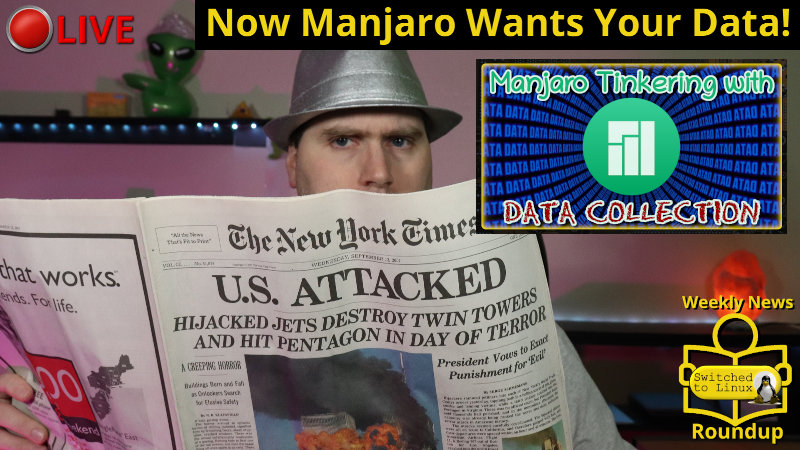 Now Manjaro Wants Your Data